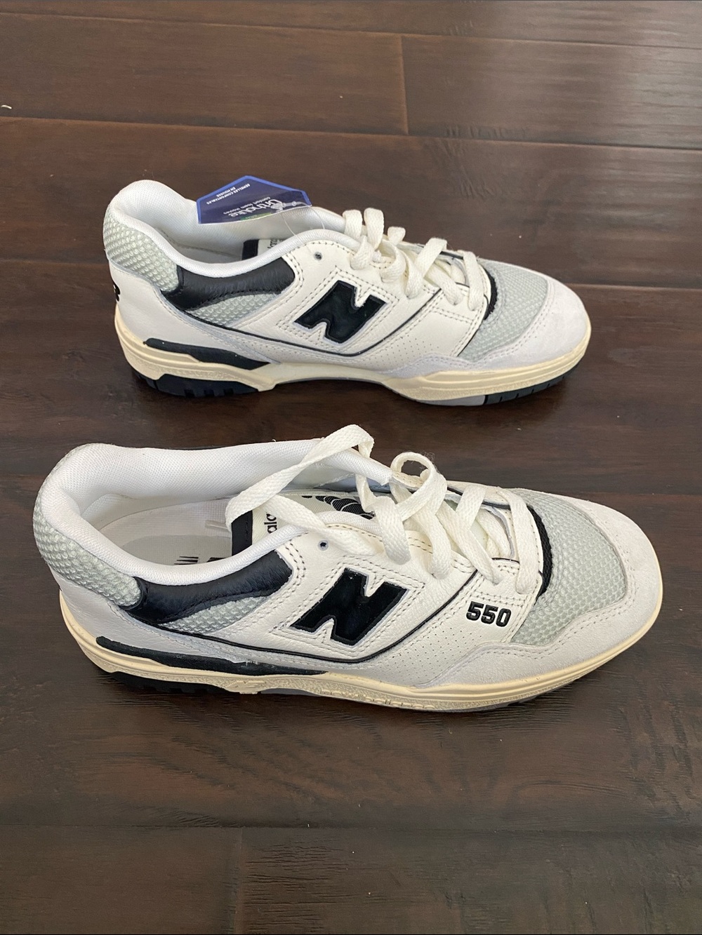 New without box New Balance 550 Ortholite lace up sneakers women’s size 7.5